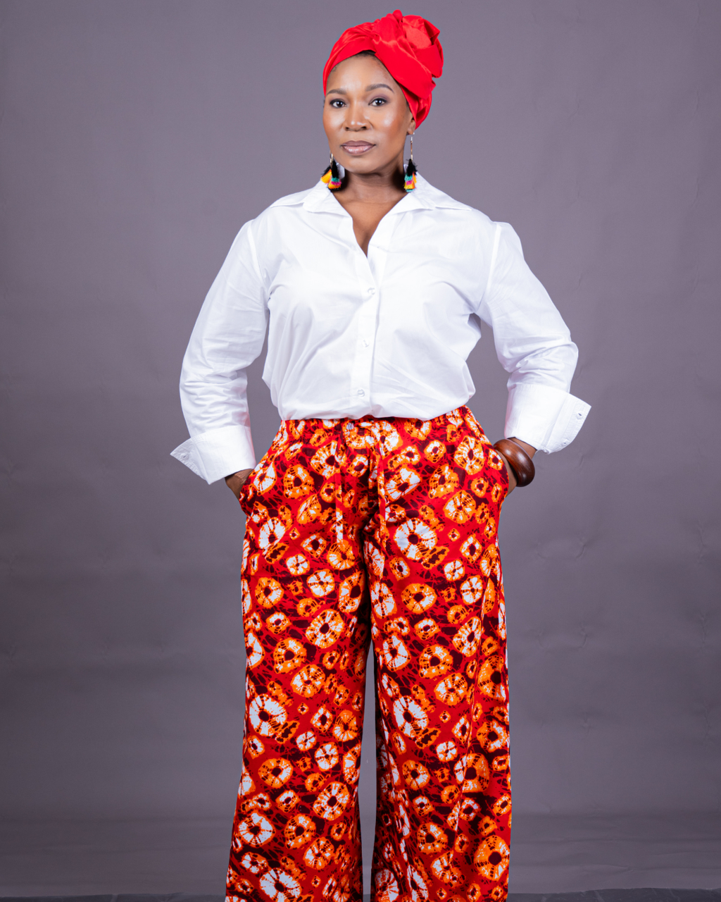 Jameela Wide-Leg Palazzo Pants