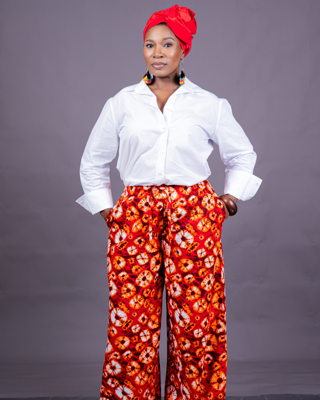 Jameela Wide-Leg Palazzo Pants