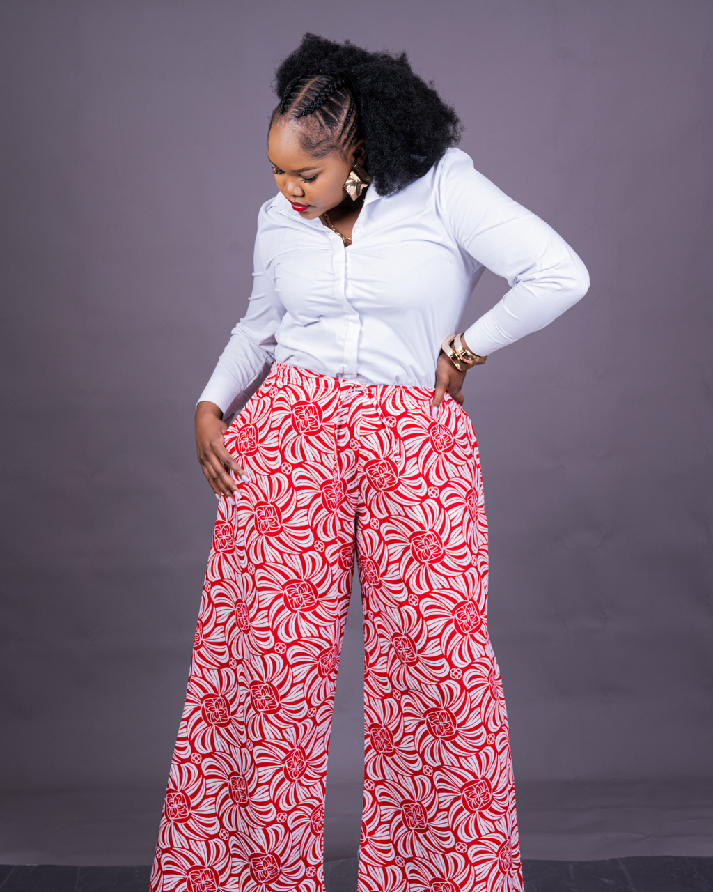 Jameela Wide-Leg Palazzo Pants