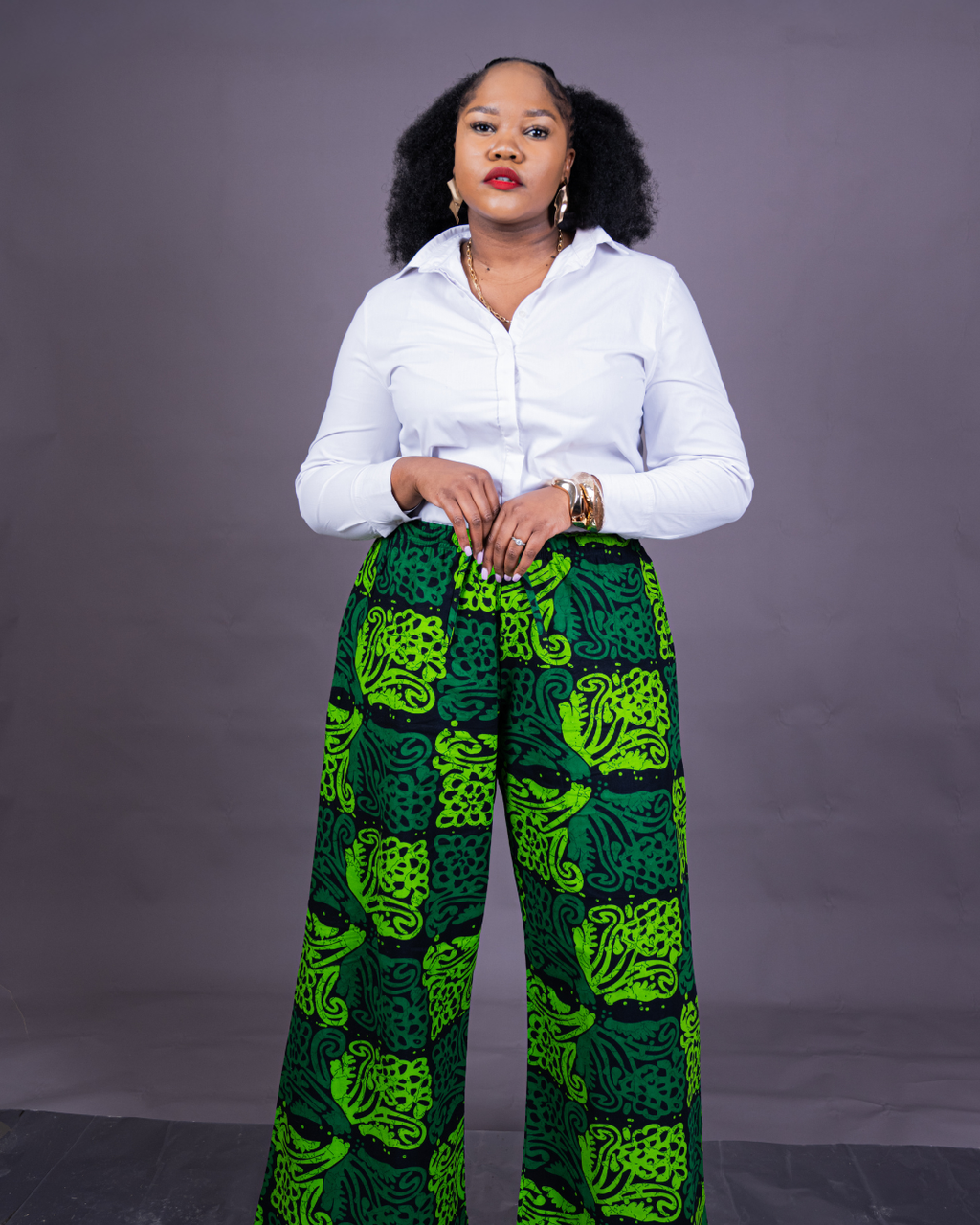 Jameela Wide-Leg Palazzo Pants