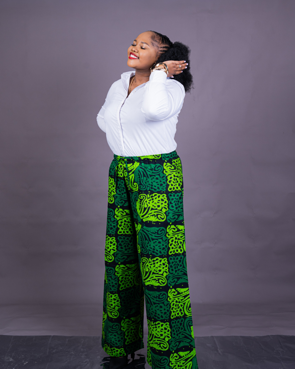 Jameela Wide-Leg Palazzo Pants